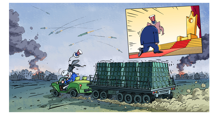 漫畫(huà)作者：馬宏亮（人民網(wǎng)版權(quán)圖片，未經(jīng)授權(quán)請(qǐng)勿轉(zhuǎn)載。）