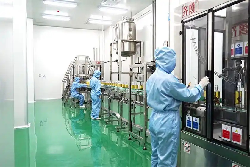 吉林省鹿產(chǎn)品生產(chǎn)車(chē)間。