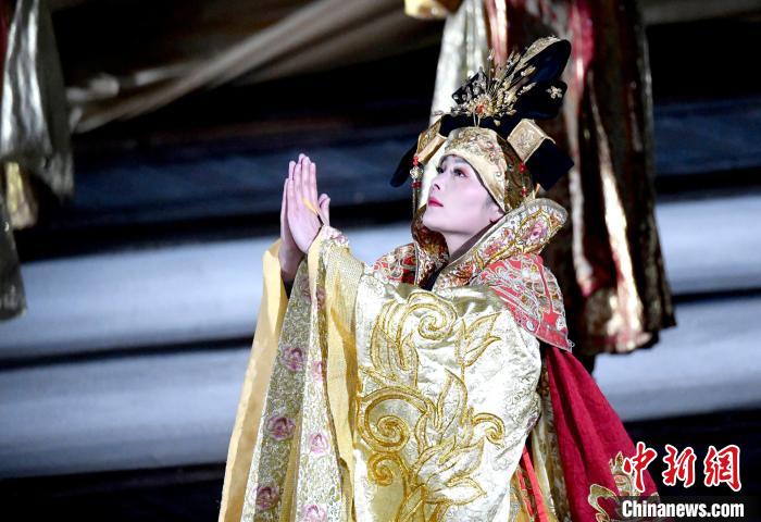 3月17日，西藏拉薩，《文成公主》大型史詩劇演出現(xiàn)場?！±盍?攝